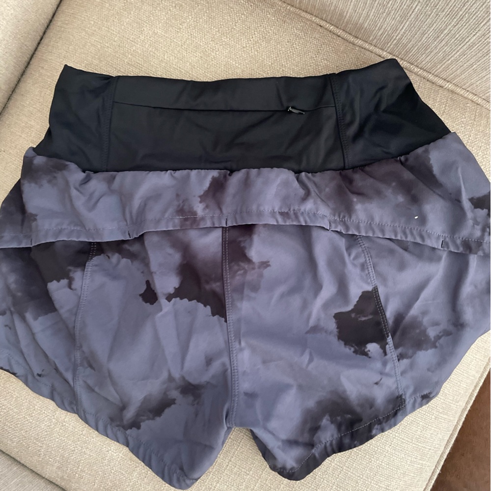 Black athletic shorts